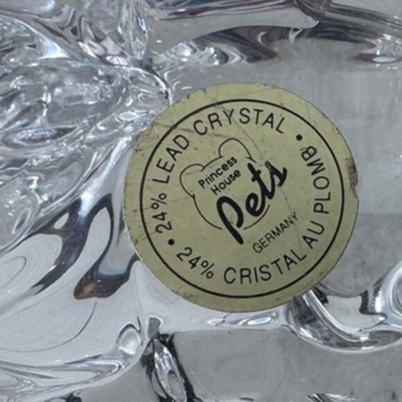 "Princess House Pets" 24% Lead‎ Crystal Horse Statue,4"L x 2.5"D x 2.5" Depth - Picture 7 of 7